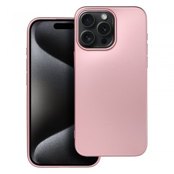 Kryt pro iPhone 15 PRO MAX Metallic růžový