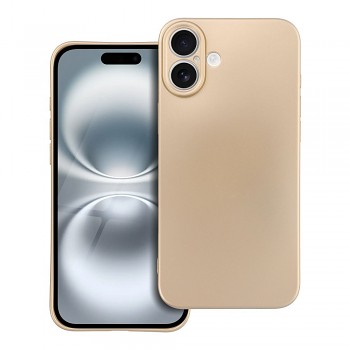 Kryt pro iPhone 16 PLUS Metallic zlatý