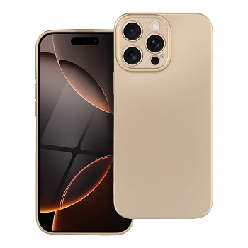 Kryt pro iPhone 16 PRO MAX Metallic zlatý