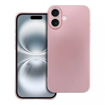 Kryt pro iPhone 16 PLUS Metallic růžový