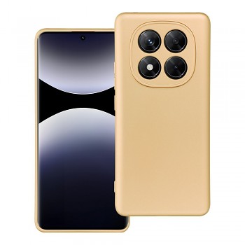 Kryt pro Xiaomi Redmi Note 14 PRO 5G Metallic zlatý