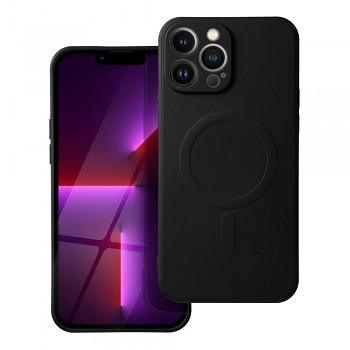 Silikonový kryt pro iPhone 13 PRO MAX Mag Cover kompatibilní s MagSafe (ochrana fotoaparátu) černý