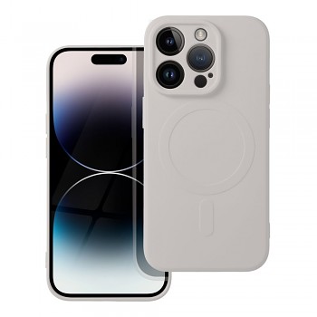 Silikonový kryt pro Samsung A56 Mag Cover kompatibilní s MagSafe (ochrana fotoaparátu) titanově šedý