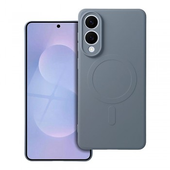 Silikonový kryt pro Samsung S25 EDGE Mag Cover kompatibilní s MagSafe (ochrana fotoaparátu) světle modrý
