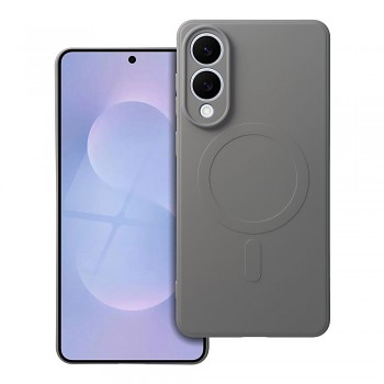 Silikonový kryt pro Samsung S25 EDGE Mag Cover kompatibilní s MagSafe (ochrana fotoaparátu) titanově šedý