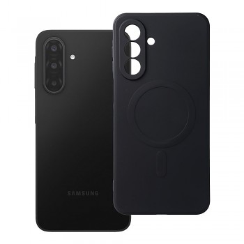 Silikonový kryt pro Samsung A17 / A18 Mag Cover kompatibilní s MagSafe (ochrana fotoaparátu) černý