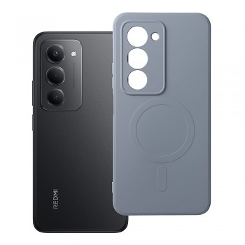 Silikonový kryt pro Xiaomi Redmi 15 4G / 5G (171.1 mm) Mag Cover kompatibilní s MagSafe (ochrana fotoaparátu) světle modrý