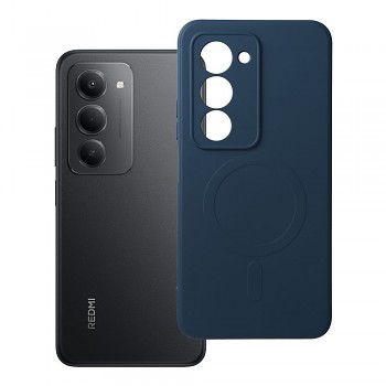 Silikonový kryt pro Xiaomi Redmi 15 4G / 5G (171.1 mm) Mag Cover kompatibilní s MagSafe (ochrana fotoaparátu) modrý