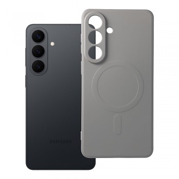 Silikonový kryt pro Samsung S26 PLUS Mag Cover kompatibilní s MagSafe (ochrana fotoaparátu) titanově šedý