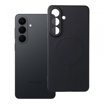 Silikonový kryt pro Samsung S26 PLUS Mag Cover kompatibilní s MagSafe (ochrana fotoaparátu) černý