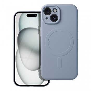 Silikonový kryt pro Samsung A57 Mag Cover kompatibilní s MagSafe (ochrana fotoaparátu) světle modrý