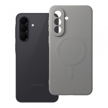 Silikonový kryt pro Samsung A37 Mag Cover kompatibilní s MagSafe (ochrana fotoaparátu) titanově šedý