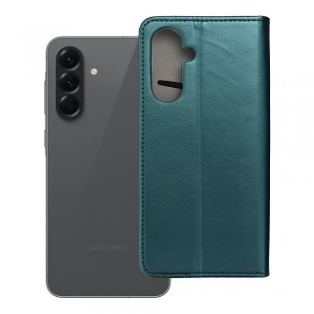 Pouzdro pro Samsung A56 Smart Magneto tmavě zelené