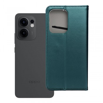 Pouzdro pro Oppo Reno 13F 4G / 5G Smart Magneto tmavě zelené