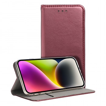 Pouzdro pro Samsung S26 Smart Magneto vínové
