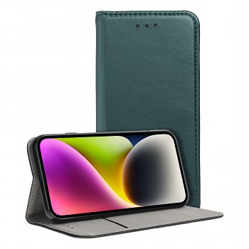 Pouzdro pro Samsung S26 Smart Magneto tmavě zelené