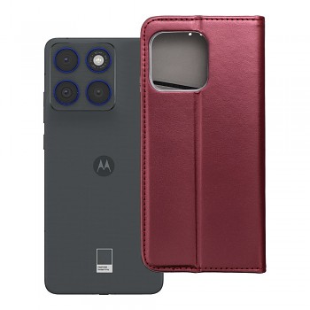 Pouzdro pro Motorola EDGE 70 Smart Magneto vínové