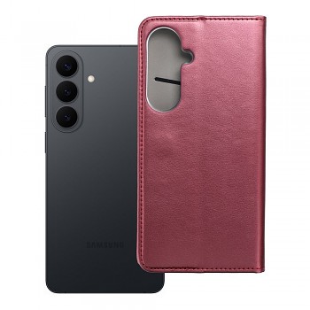 Pouzdro pro Samsung S26 PLUS Smart Magneto vínové