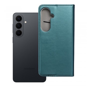 Pouzdro pro Samsung S26 PLUS Smart Magneto tmavě zelené