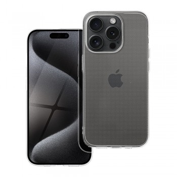 Transparentní kryt 2 mm s ochranou fotoaparátu pro iPhone 15 Pro
