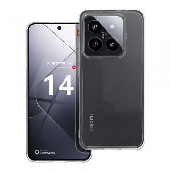 Transparentní kryt 2 mm s ochranou fotoaparátu pro Xiaomi 14 Pro