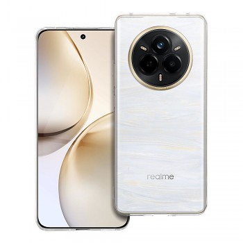 Transparentní kryt 2 mm s ochranou fotoaparátu pro Realme 14 Pro Plus