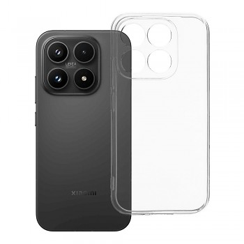 Transparentní kryt 2 mm s ochranou fotoaparátu pro Xiaomi 17