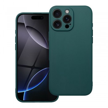 Matný kryt pro iPhone 16 Pro Max tmavě zelený