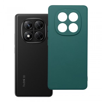 Matný kryt pro Xiaomi Redmi Note 14 Pro 4G tmavě zelený