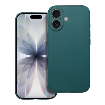 Matný kryt pro iPhone 17 tmavě zelený
