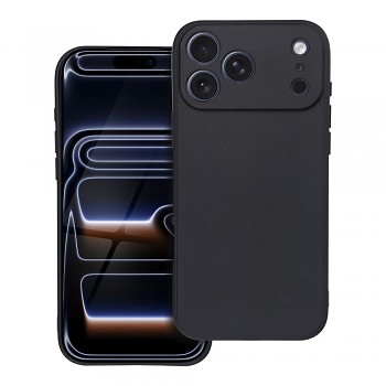 Matný kryt pro iPhone 17 Pro Max / 18 Pro Max (nízký okraj kolem fotoaparátu) černý
