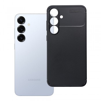 Kryt Carbon Premium pro Samsung S25 Plus černý