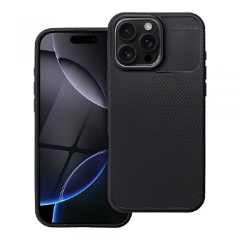 Kryt Carbon Premium pro iPhone 16 Pro Max černý