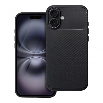 Kryt Carbon Premium pro iPhone 16 Plus černý