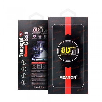 Ochranné sklo 6D Pro Veason pro Xiaomi Redmi 12 / Redmi 13 černé