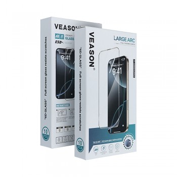 Ochranné sklo 6D Pro Veason (sada 10 v 1) pro Samsung Galaxy S26 Plus černé