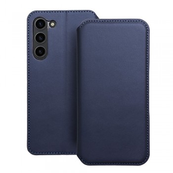 Knížkové pouzdro Dual Pocket Book pro Samsung S24 Plus tmavě modré