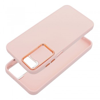 Kryt Frame pro Samsung S24 FE pudrově růžový