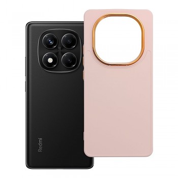 Kryt Frame pro Xiaomi Redmi Note 14 Pro 4G pudrově růžový