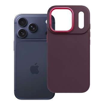 Kryt Frame pro iPhone 17 Pro / 18 Pro (nízký okraj kolem fotoaparátu) fialový