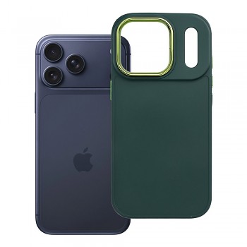 Kryt Frame pro iPhone 17 Pro / 18 Pro (nízký okraj kolem fotoaparátu) zelený