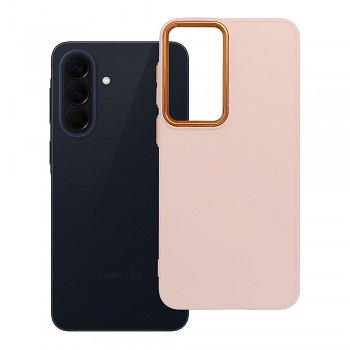 Kryt Frame pro Samsung A57 5G pudrově růžový