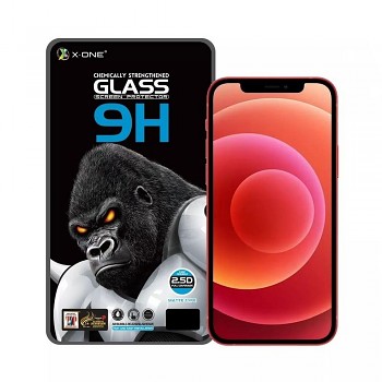 X-ONE ochranné tvrzené sklo Full Cover Extra Strong matné 9H pro iPhone 13 / 13 Pro / 14 / 16e / 17e