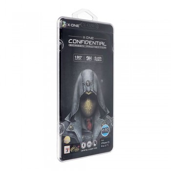 X-ONE ochranné tvrzené sklo Full Cover Extra Strong s privátním filtrem s celoplošným lepením 9H pro iPhone 15 Pro