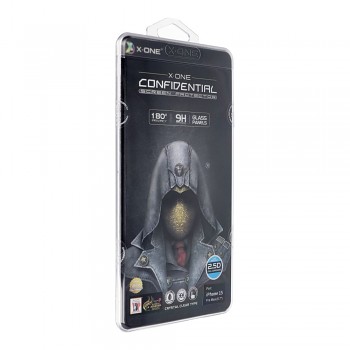 X-ONE ochranné tvrzené sklo Full Cover Extra Strong s privátním filtrem s celoplošným lepením 9H pro iPhone 15 Pro Max