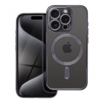 Kryt Electro Mag kompatibilní s MagSafe pro iPhone 15 Pro černý