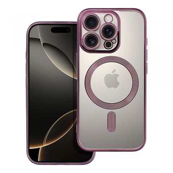 Kryt Electro Mag kompatibilní s MagSafe pro iPhone 16 Pro fialový