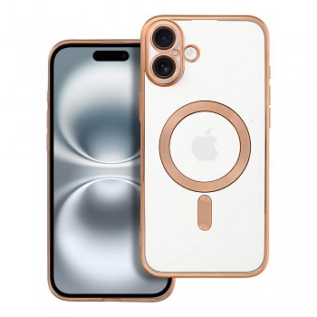 Kryt Electro Mag kompatibilní s MagSafe pro iPhone 16 Plus zlatý