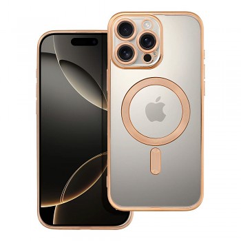 Kryt Electro Mag kompatibilní s MagSafe pro iPhone 16 Pro Max zlatý