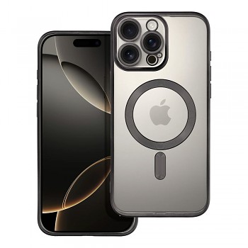 Kryt Electro Mag kompatibilní s MagSafe pro iPhone 16 Pro Max černý